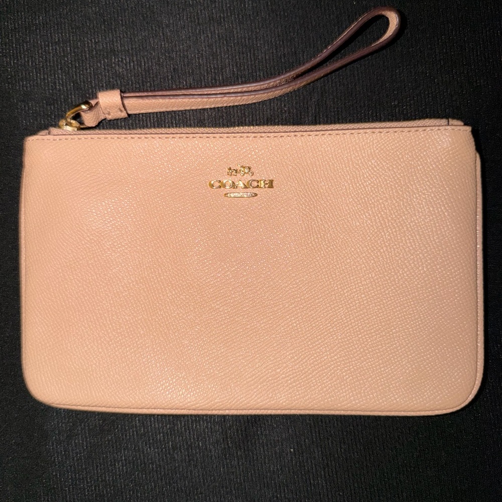 Coach Blush Pink Wristlet Clutch